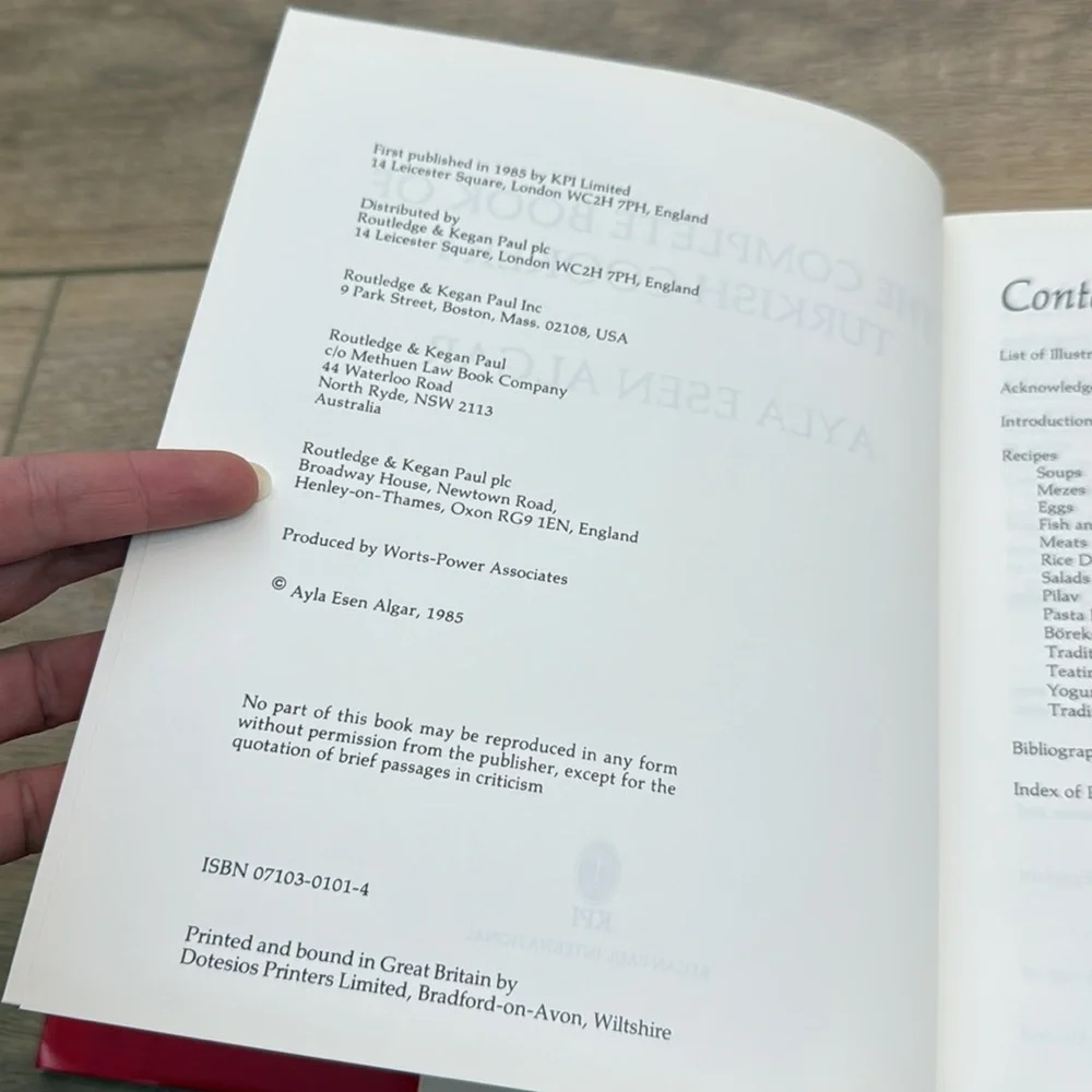 The Complete book of‎ Turkish Cooking Cookbook